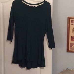 3/4 length Sleeve peplum top